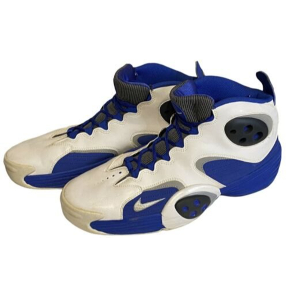 Nike Men's Size 11.5 Flight One Hardaway Orlando Magic White Royal 538133-100